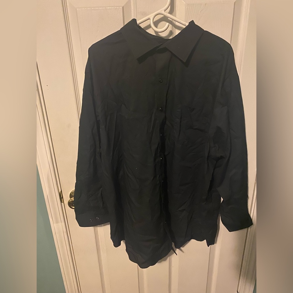 Black Button-Up Shirt